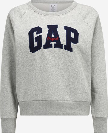 Gap Petite Sweatshirt in Grey: front