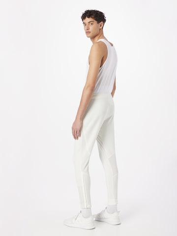 ADIDAS PERFORMANCE Tapered Workout Pants 'Fc Bayern Tiro 23' in White