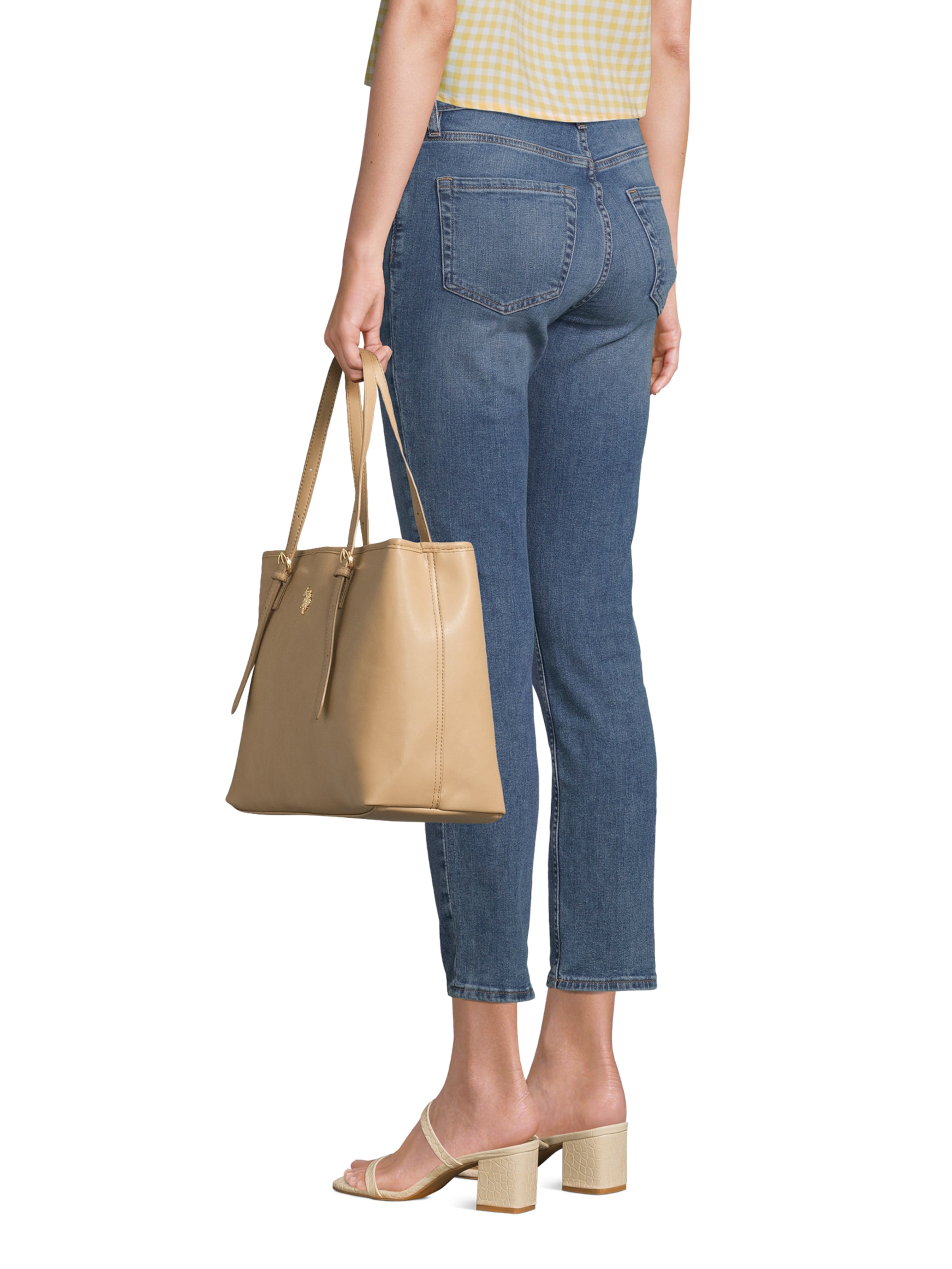 U.S. POLO ASSN. Μεγάλη τσάντα 'Blackstone' σε μπεζ