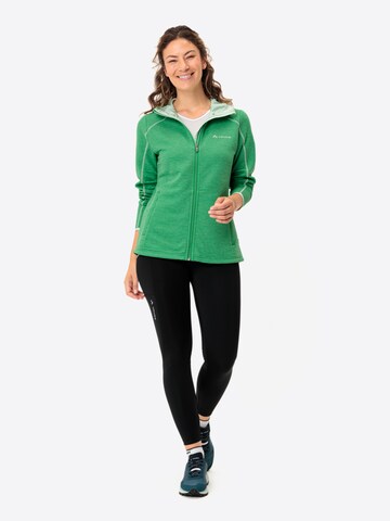 VAUDE Athletic Fleece Jacket 'Skomer' in Green