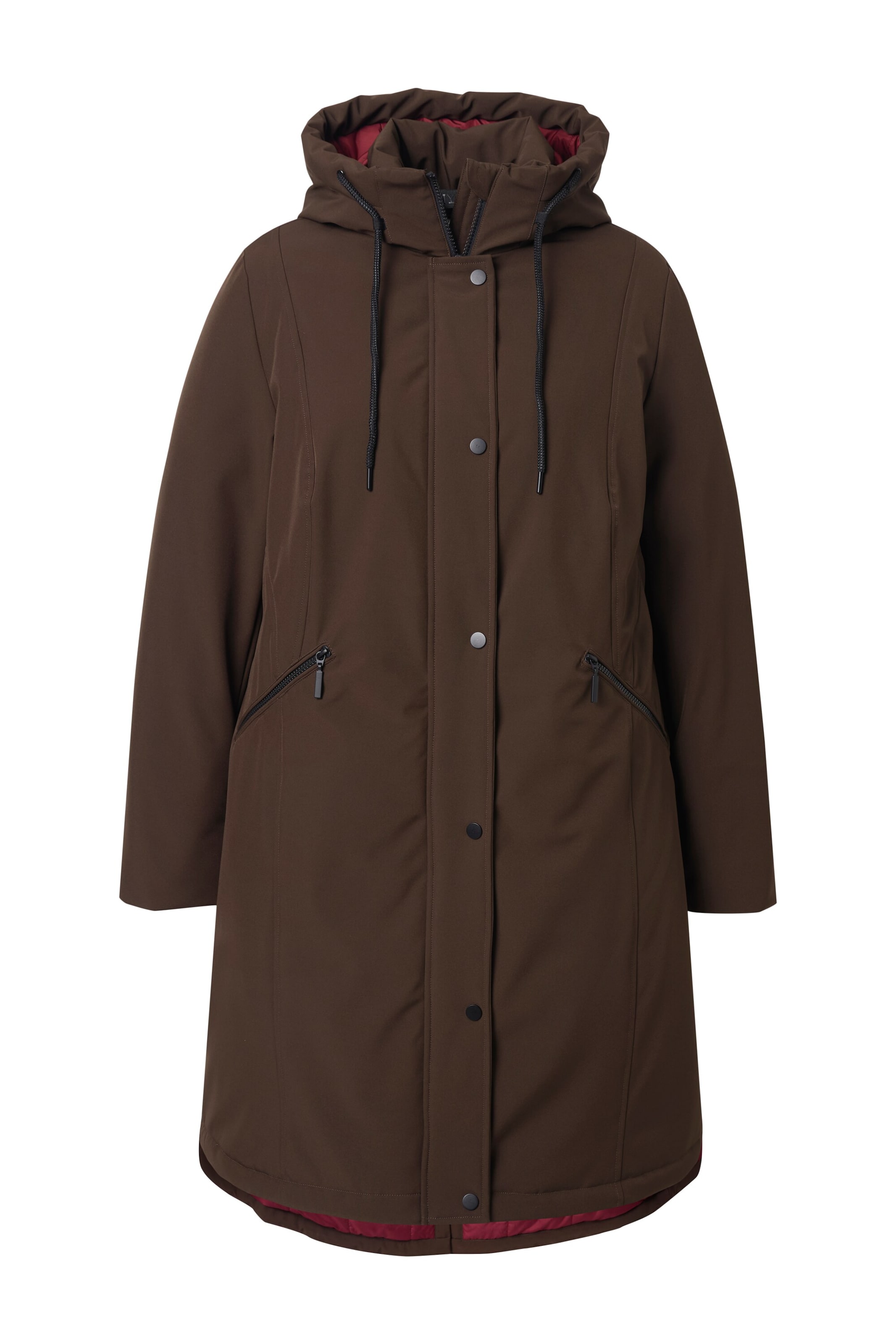 Ulla Popken Between-season jacket in M-L in Dark brown, Item view