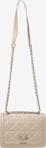 19V69 ITALIA - Mala de ombro 'Gaby Silver' em bege: frente