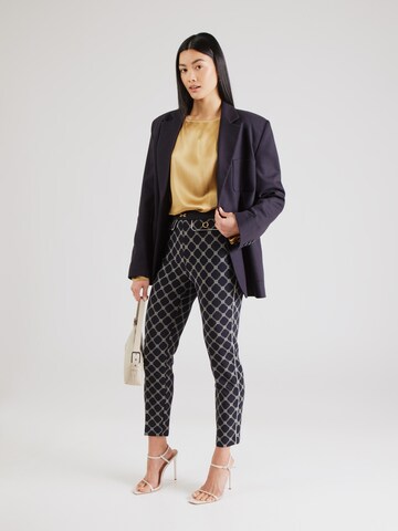 Elisabetta Franchi Slimfit Kalhoty – modrá