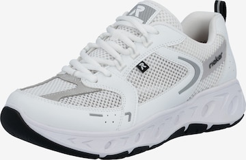 Rieker Platform trainers in White: front