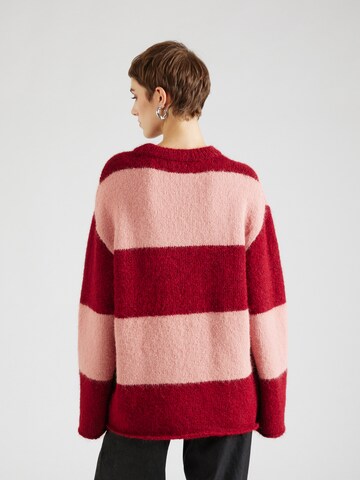 NA-KD Oversized trui in Roze