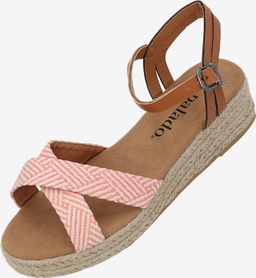 Palado Strap Sandals 'Thunon' in Brown: front