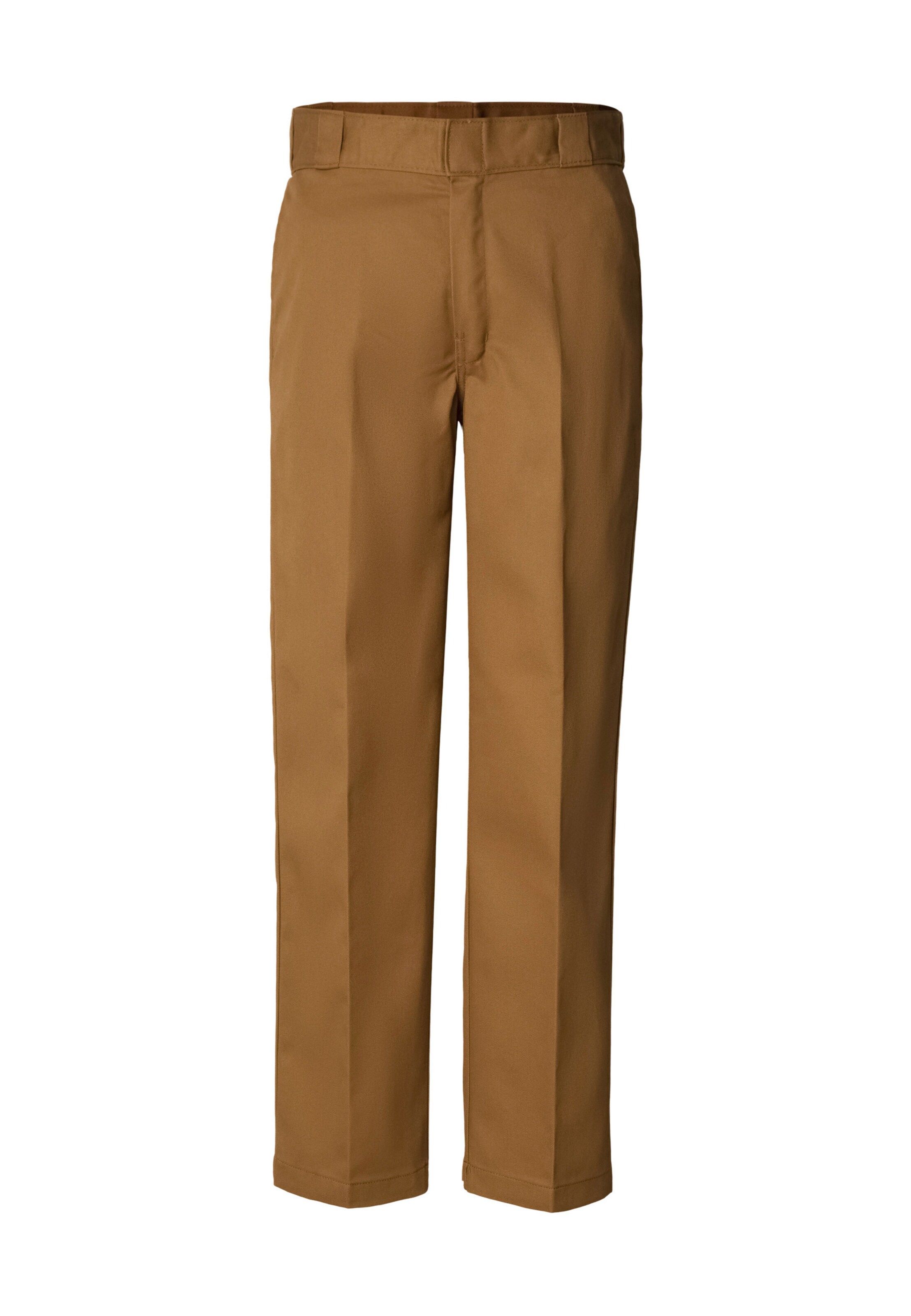 Pantalon chino DICKIES en marron : devant