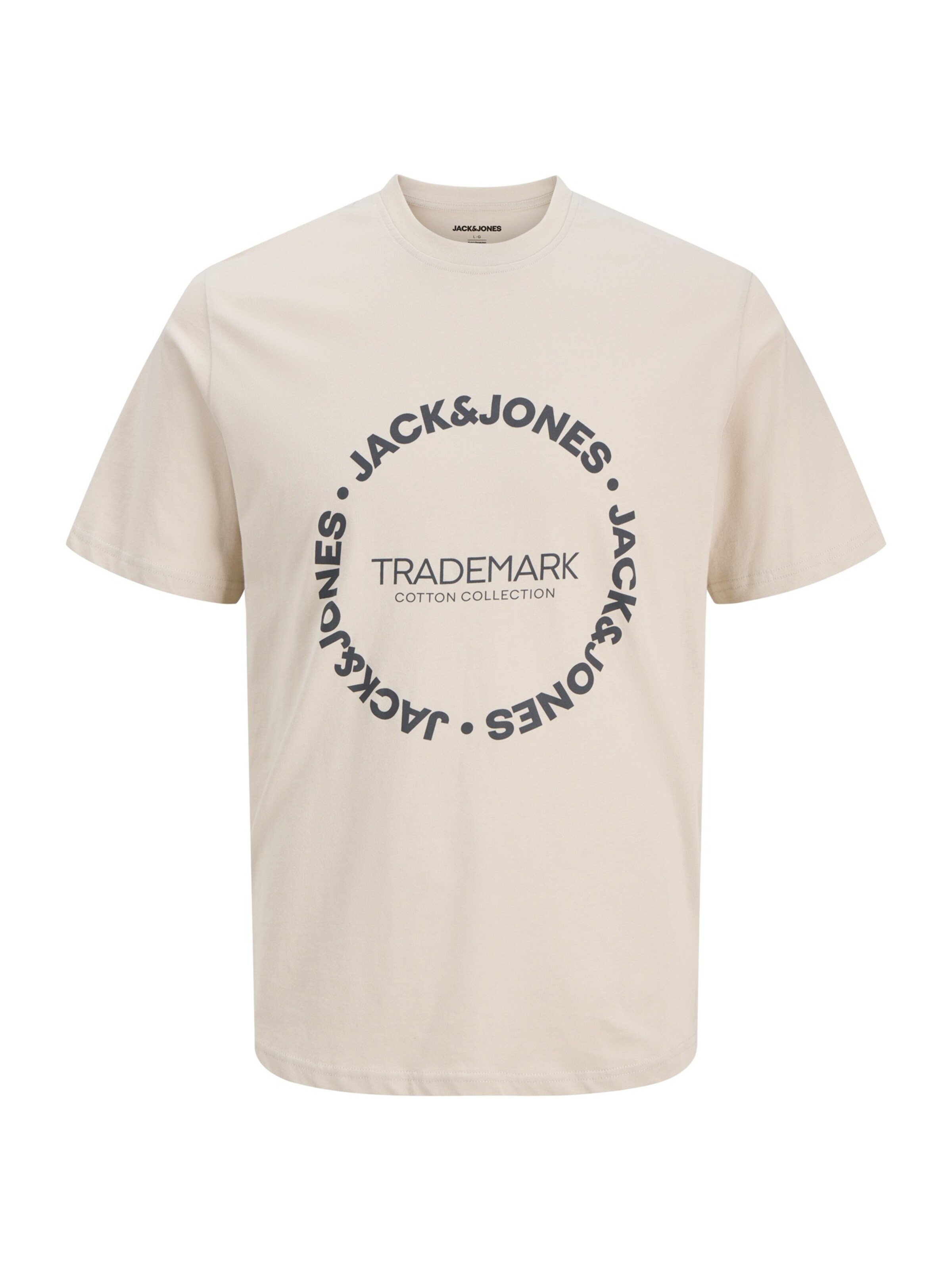 Jack & Jones Junior Shirt 'JJBENSON' in Beige: front
