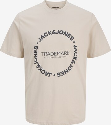 Jack & Jones Junior Shirt 'JJBENSON' in Beige: front
