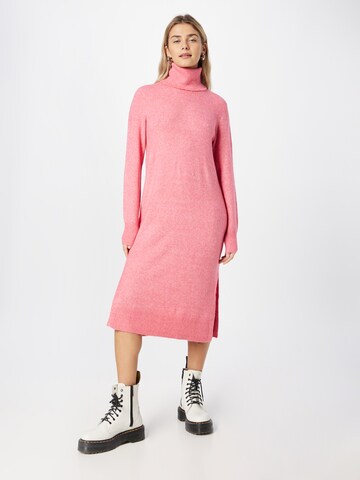 VERO MODA Трикотажное платье 'NEWWIND' в Ярко-розовый: спереди