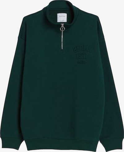 Bershka Sweatshirt i mörkgrön, Produktvy