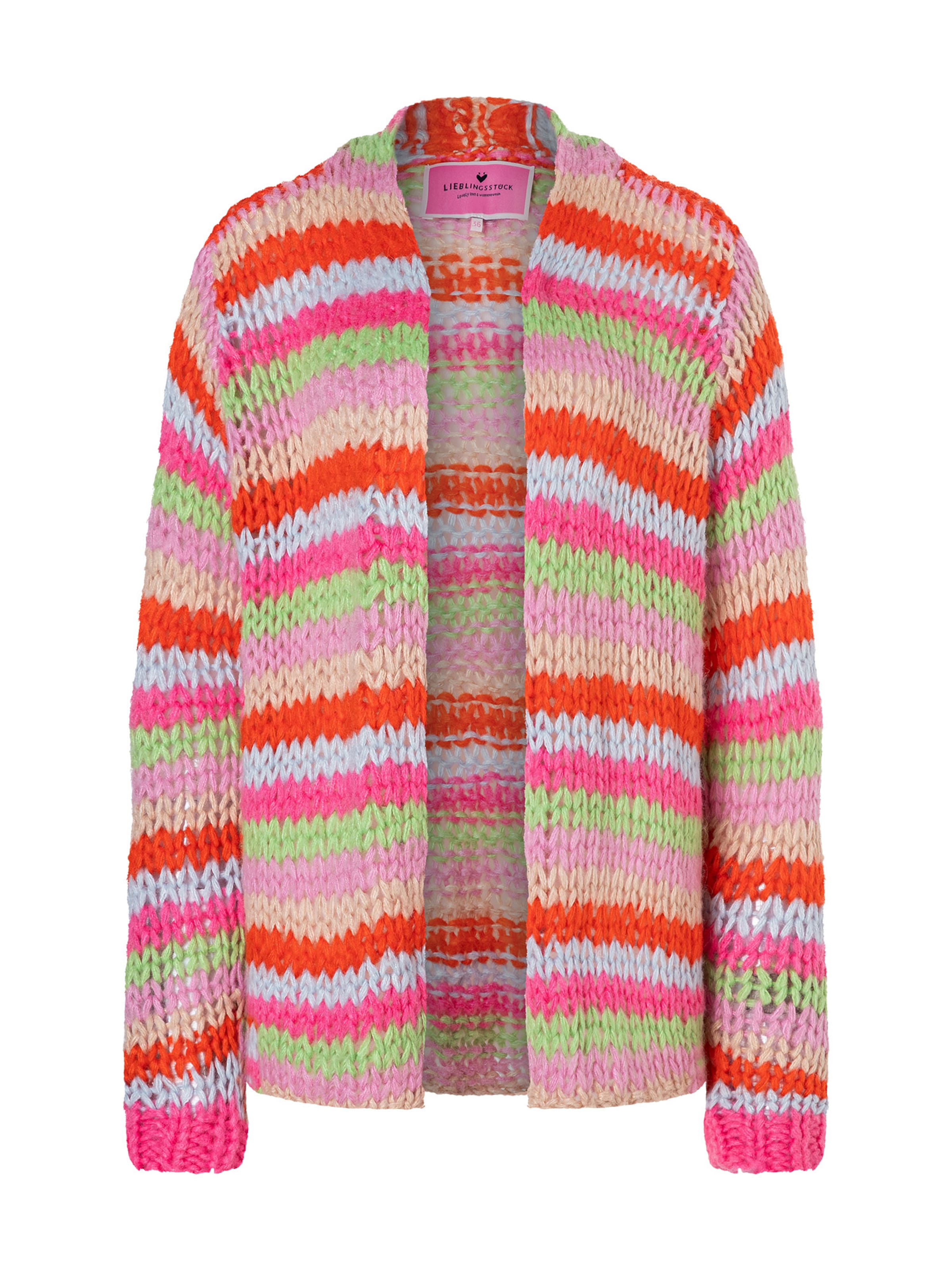 LIEBLINGSSTÜCK Knit Cardigan 'Katalina' in Pink: front