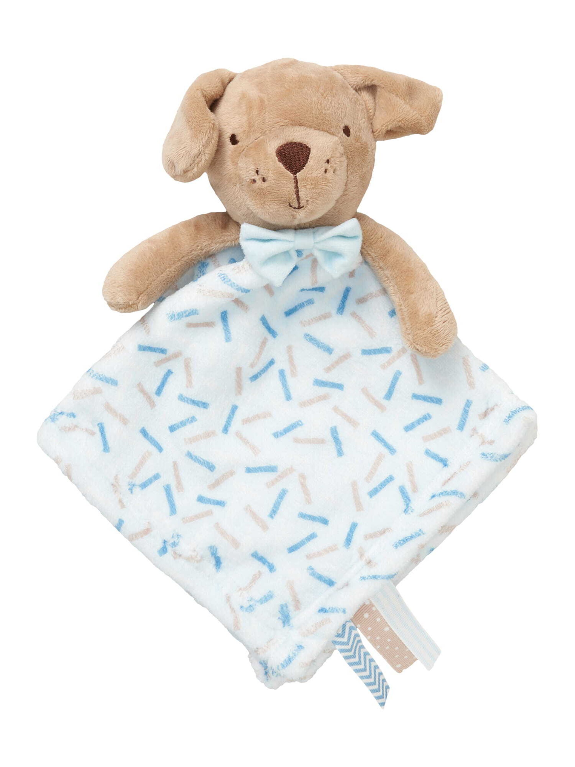Snuggle Tots Schnuffeltuch 'Hund' in Beige: Vorderseite