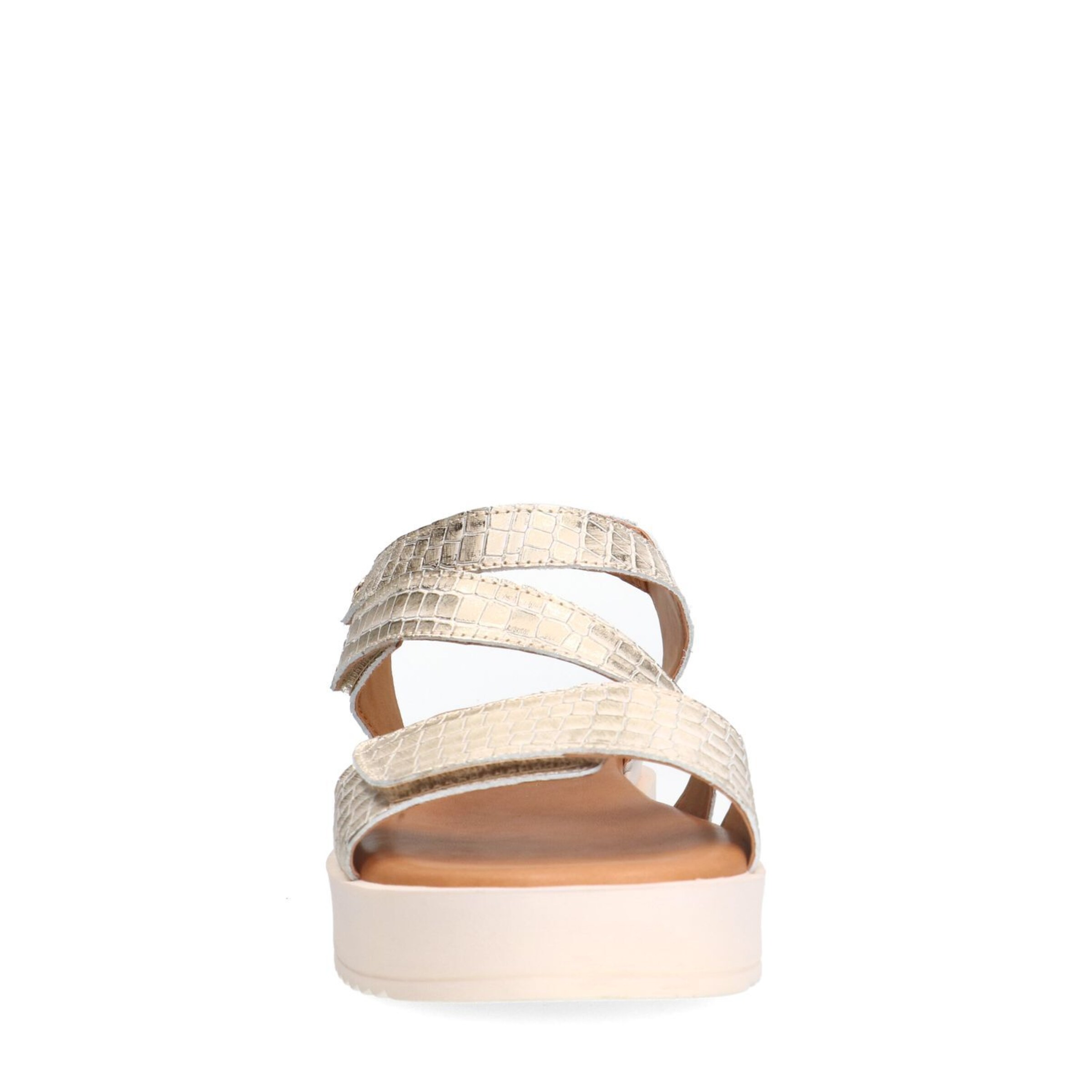 Sandales no stress en or