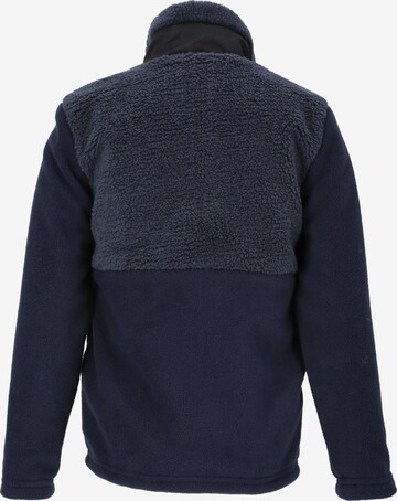 ZigZag Fleece Jacket 'Dundo' in Blue