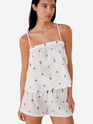 ETAM - Camiseta para dormir en blanco