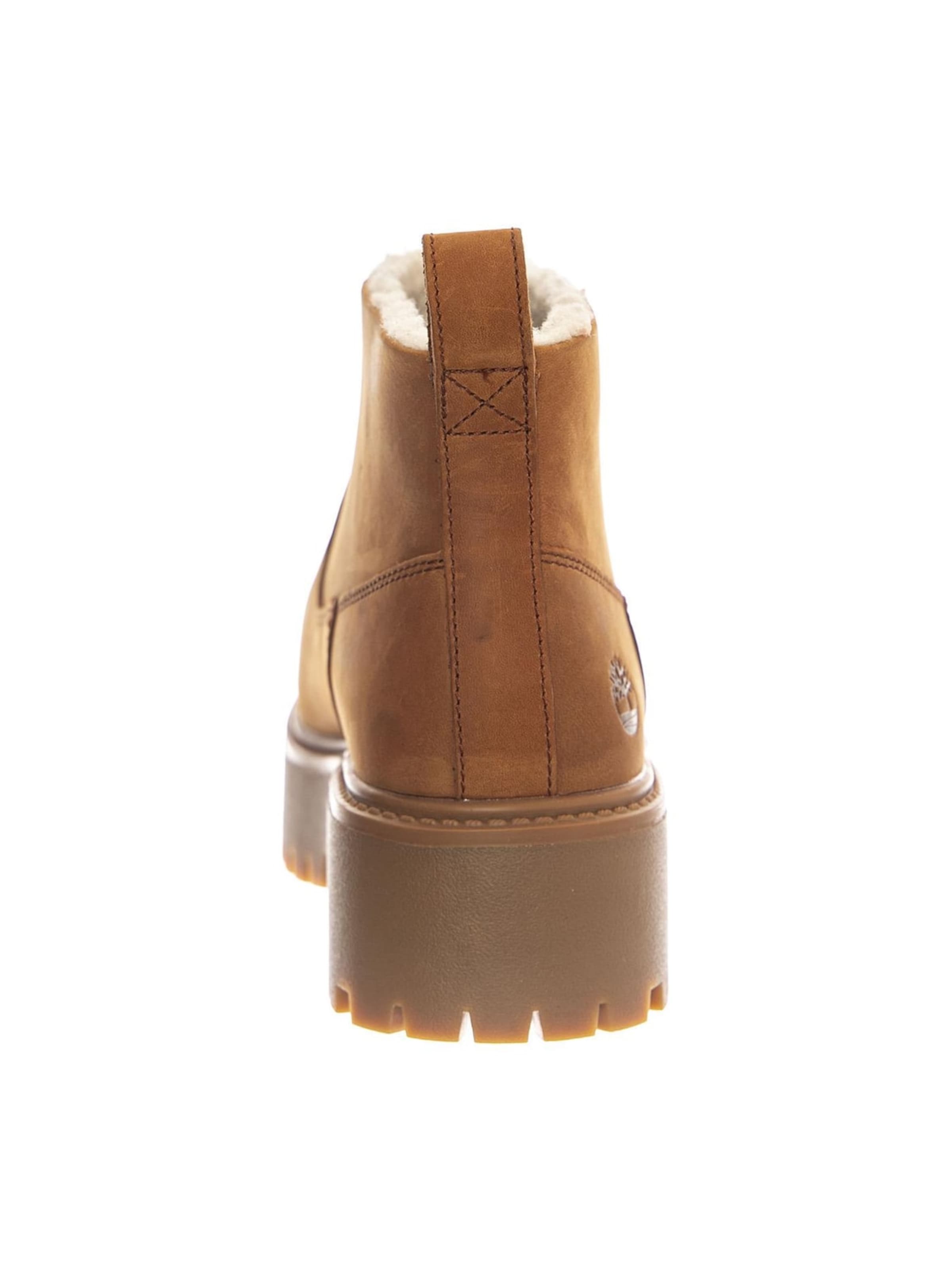 TIMBERLAND Kozaki 'Stone Street Mid Warm Lined Boot Rust Nubuck -- Women's Warm-Lined Nubuck Mid Boots' w kolorze brązowy