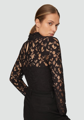 s.Oliver BLACK LABEL Shirt in Black
