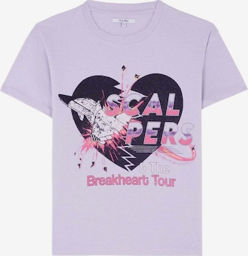 ScalpersTehnička sportska majica ' ' - ljubičasta boja: prednji dio