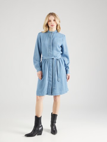 Robe-chemise 'Friday' SOAKED IN LUXURY en bleu : devant