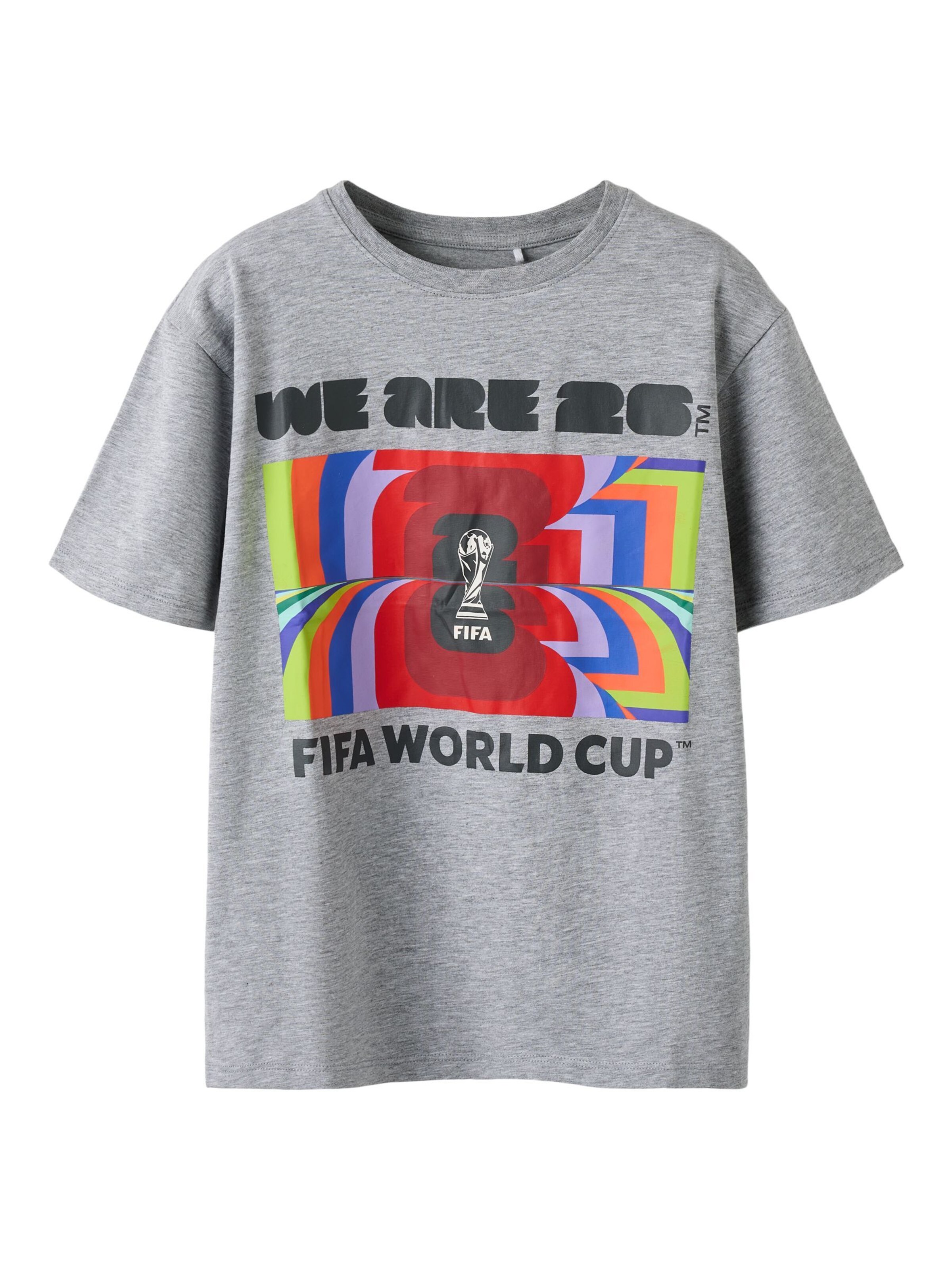 NAME IT - Camiseta 'FIFA World Cup' en gris: frente