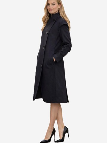 Manteau mi-saison 'Black Asymmetrical Trench Coat' BIBI SAKALIEVA en noir