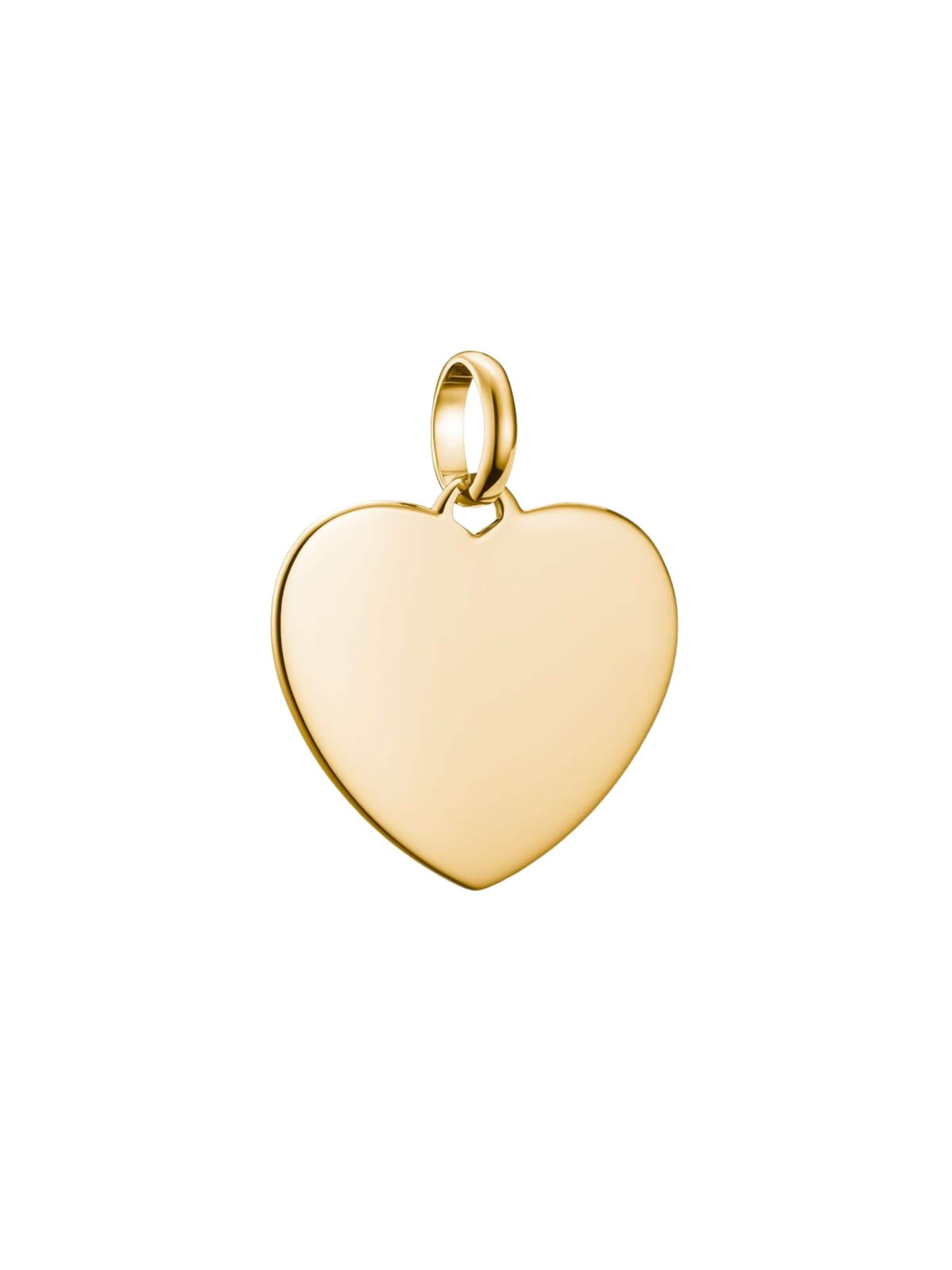 Pendentif 'Charm-Anhänger Großes Herz' Thomas Sabo en or : devant