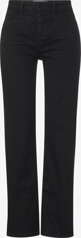 STREET ONE Loose fit Jeans in Black: front