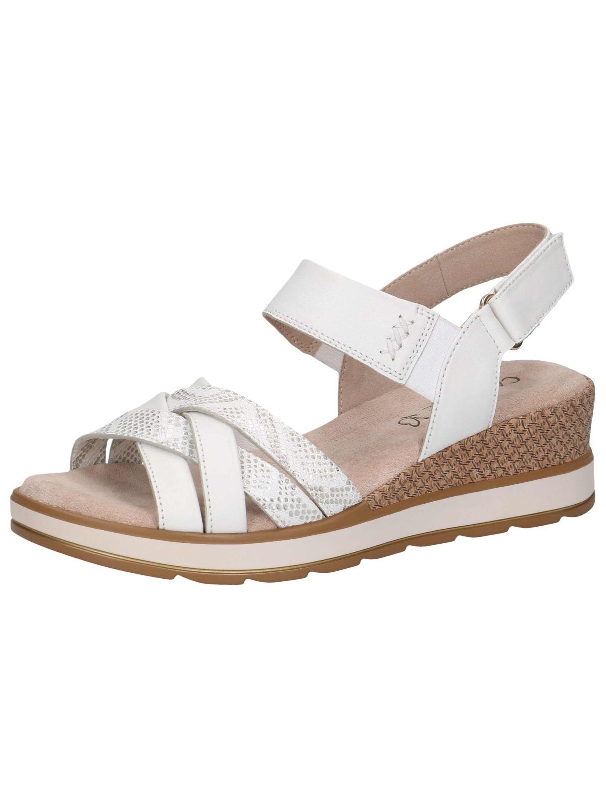 CAPRICE Sandals in White: front