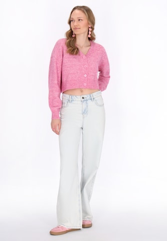 MYMO Gebreid vest in Roze