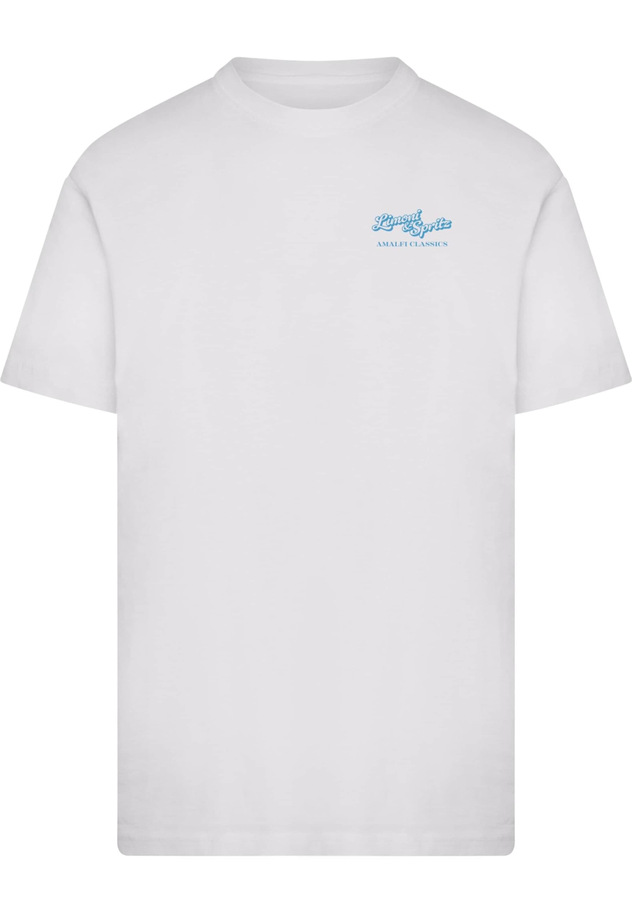 Mister Tee Tričko 'Limoni And Spritz' – bílá: přední strana