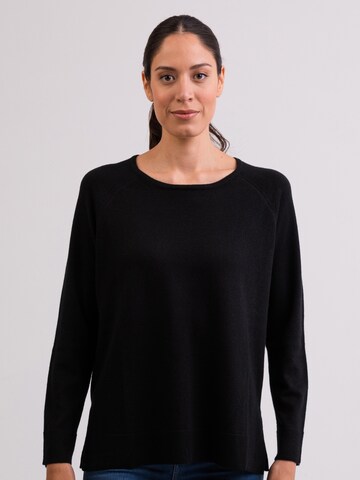 CASH-MERE.CH Sweater in Black: front