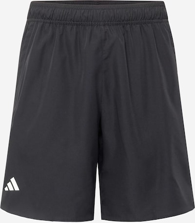 ADIDAS PERFORMANCE Workout Pants 'Club ' in Black / White, Item view