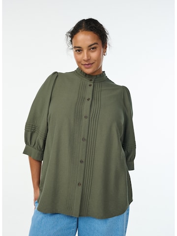 Bluză 'Earianna' de la Zizzi pe verde: față
