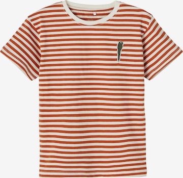 NAME IT Shirt 'FAI' in Orange: predná strana
