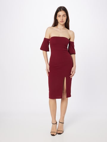 WAL G. Dress 'CYLON' in Red: front