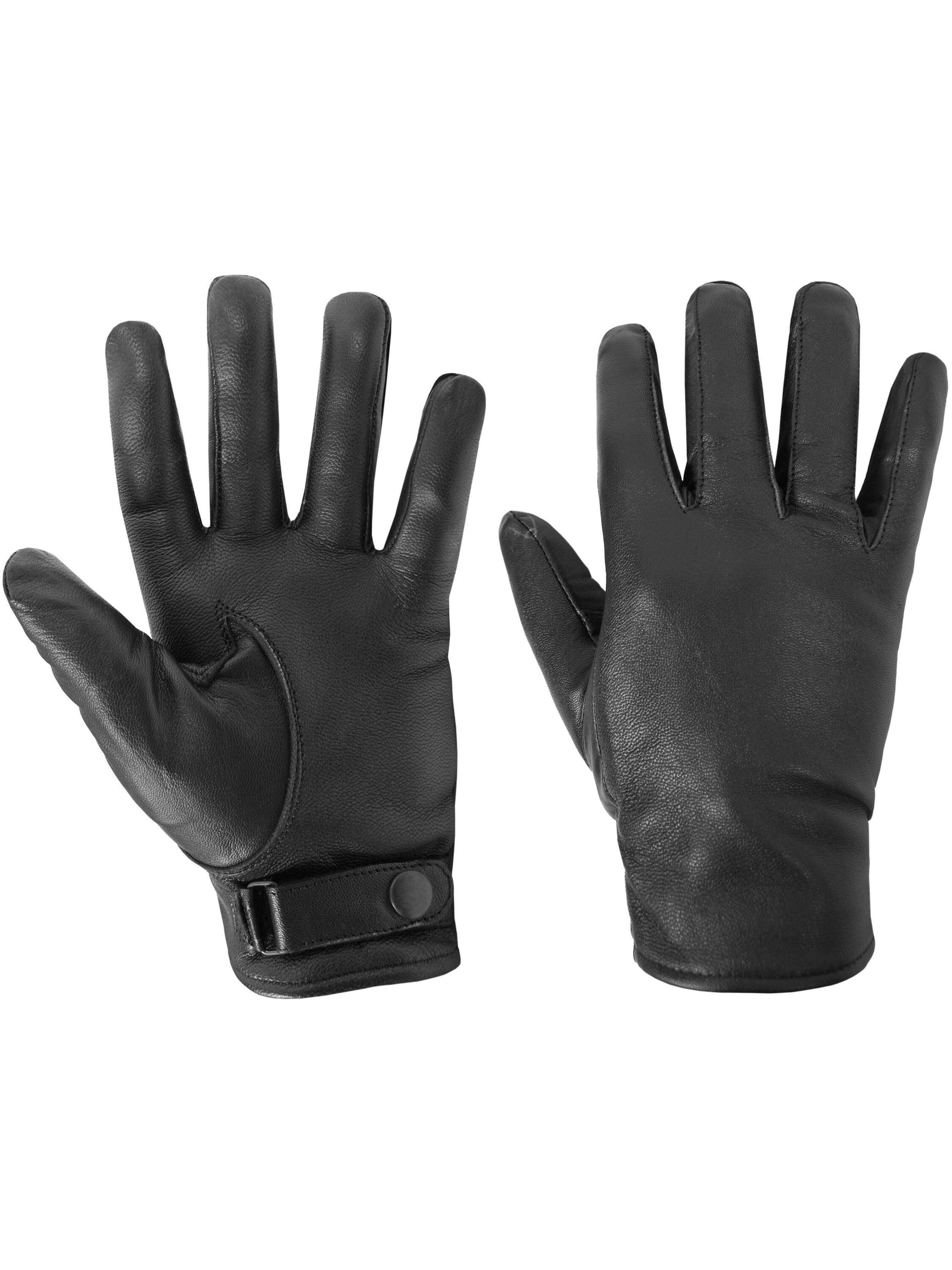 Gants 'Brüntrup' normani en noir : devant