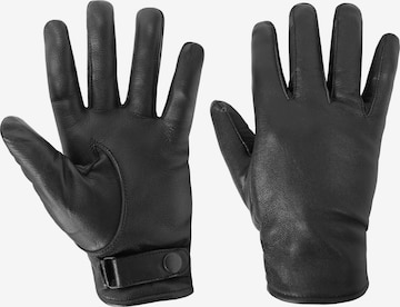 normani Full Finger Gloves 'Brüntrup' in Black: front