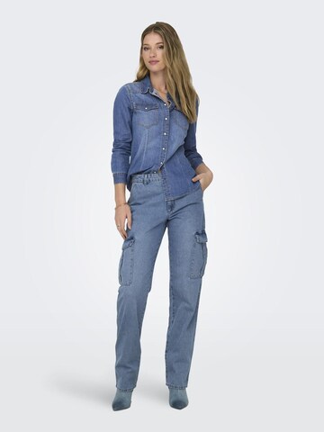 ONLY Blouse 'ONLAlexa' in Blauw