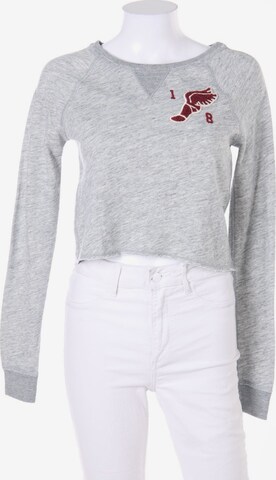 Abercrombie & Fitch Sweatshirt & Zip-Up Hoodie in S in Grey: front