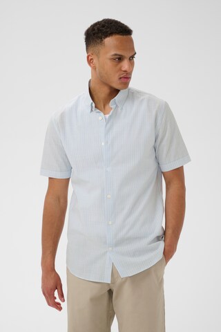 Matinique Regular fit Overhemd 'Trostol' in Blauw: voorkant