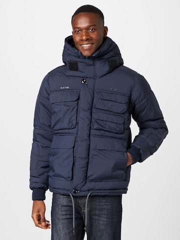 G-Star RAW Between-Season Jacket in Blue: front