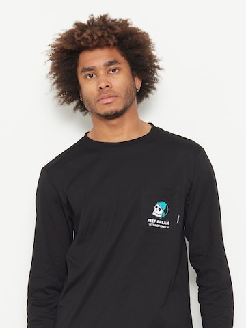 hydroponic - Camiseta 'Hydroponic Reef Long-Sleeve Graphic T-Shirt' en negro: frente