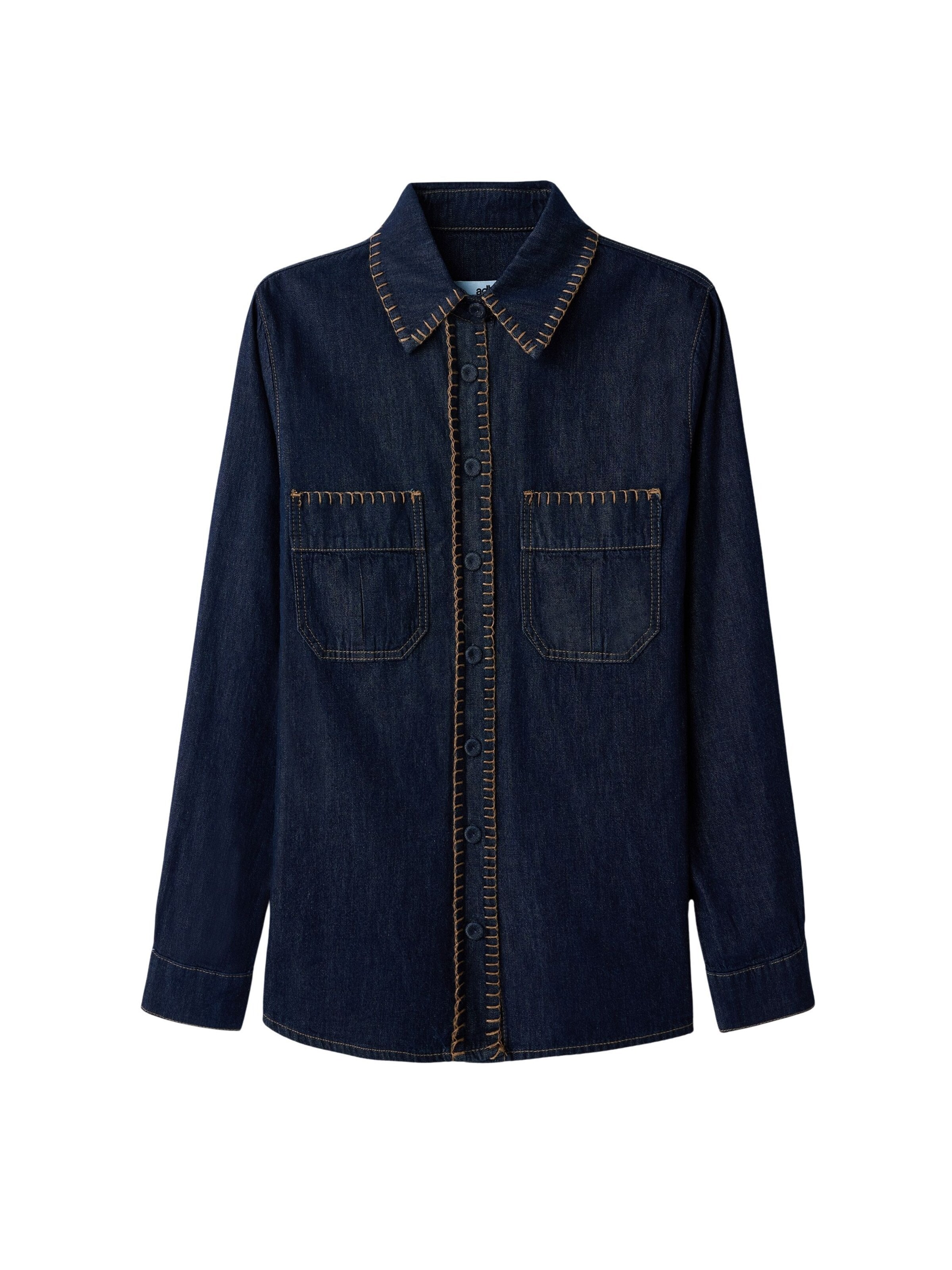 adl Blouse in L in de kleur Navy, Productweergave