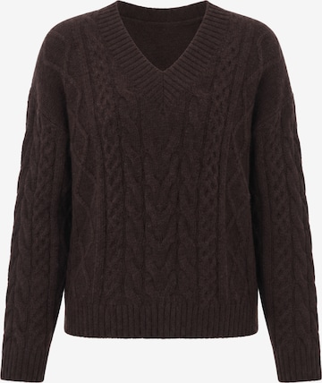 T-shirt BRAVE SOUL en marron : devant