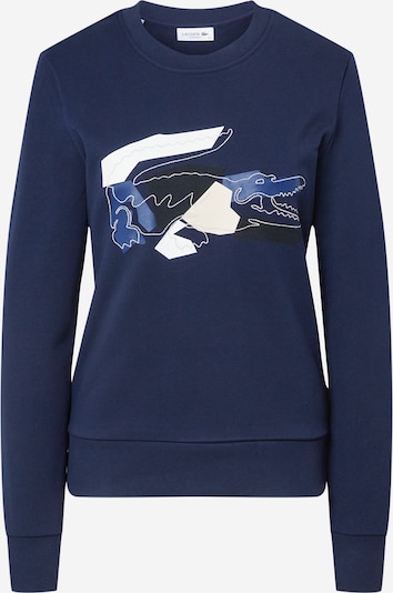 LACOSTE Sweatshirt in blau / navy / schwarz / weiß, Produktansicht