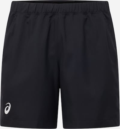 Pantaloni sport 'Court' ASICS pe negru / alb, Vizualizare produs