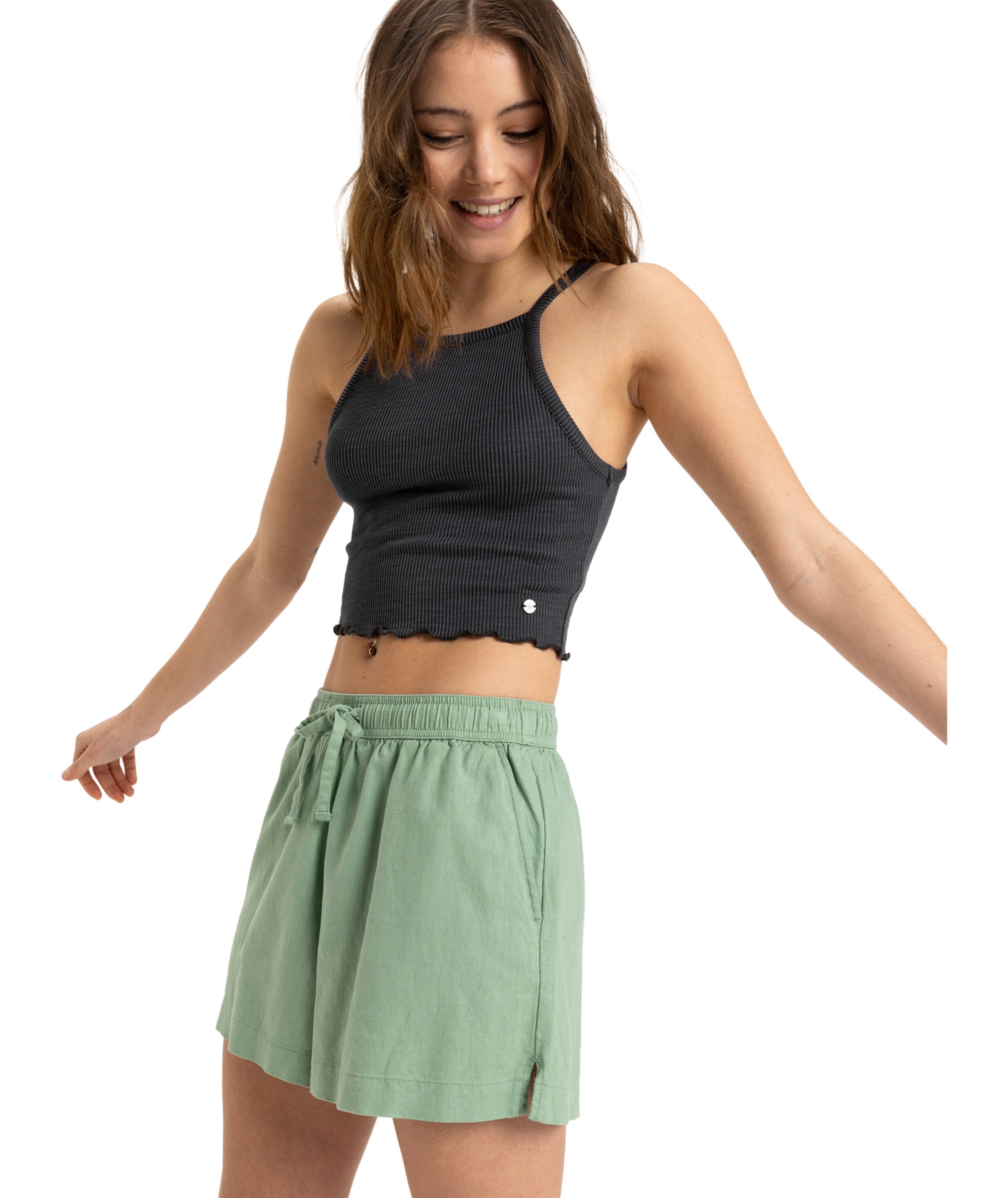 ROXY Regular Pants 'Lekeitio Break' in Green