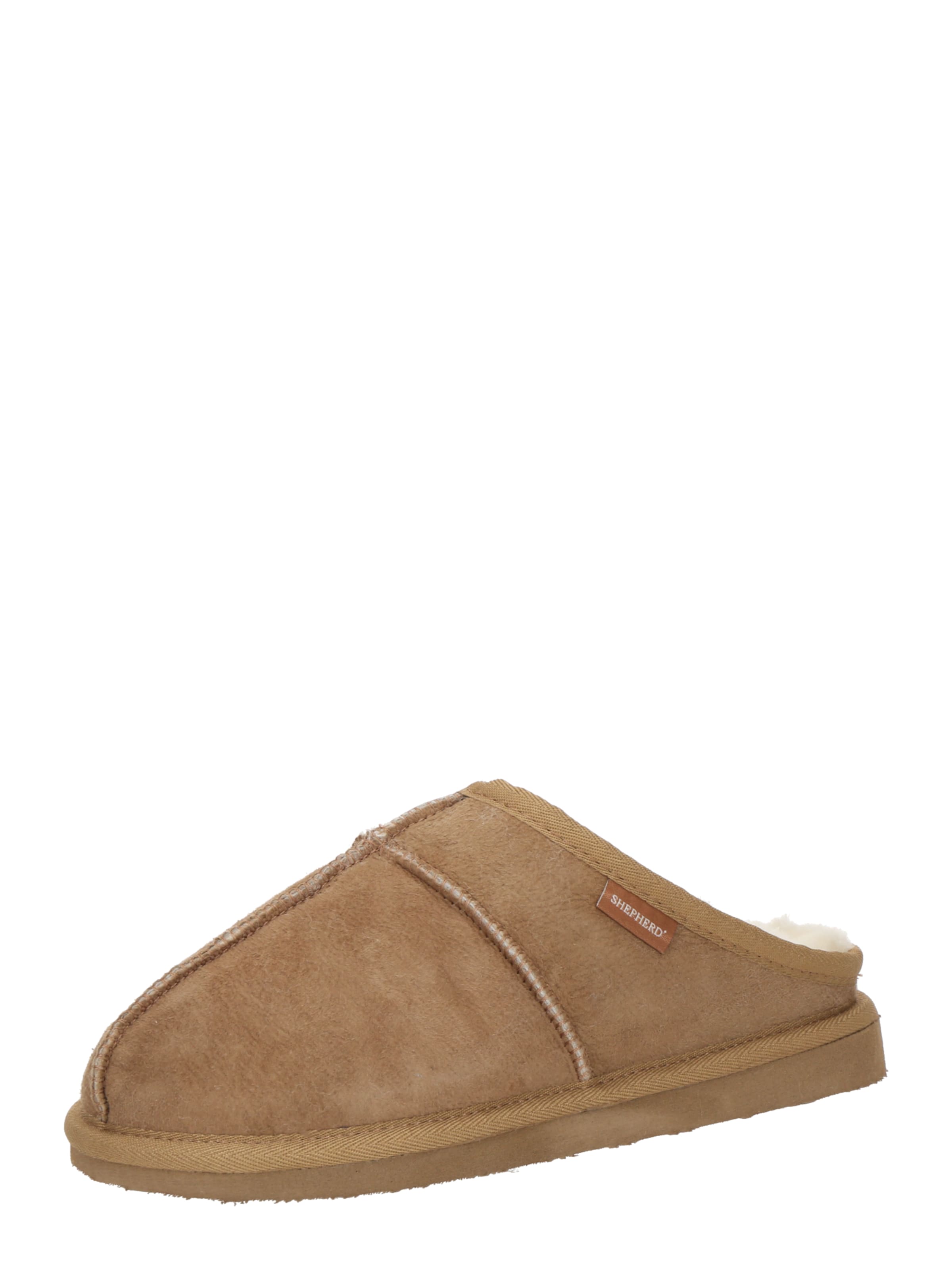 SHEPHERD Παντόφλα 'Bobo' σε καφέ: μπροστά