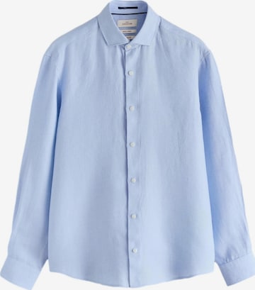 Chemise 'Signature' Next en bleu : devant